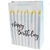 Подарочный пакет «Happy birthday», свечи 32х26х10 см