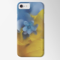 Чехол для телефона «Blue and yellow flowers»