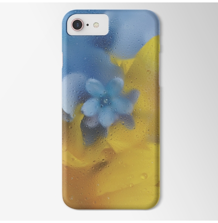 Чохол для телефону «Blue and yellow flowers»