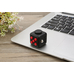 Кубик-антистресс Fidget Cube, чёрный с красным