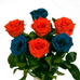 Три долгосвежих розы «Синий сапфир»