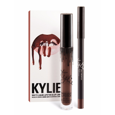 Матовая помада + карандаш Kylie True Brown K купить в интернет-магазине Супер Пуперс