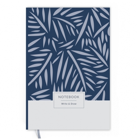 Блокнот «Write&Draw», blue leaves