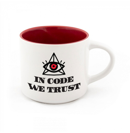 Кружка «In code we trust»