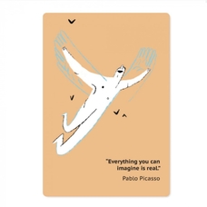 Магнитная открытка «Everything is real» купить в интернет-магазине Супер Пуперс