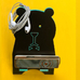 Підставка для смартфона «Чорний ведмідь», натуральний