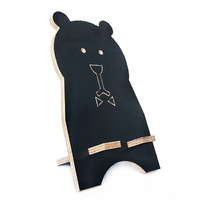 Подставка для смартфона «Чёрный медведь», натуральный