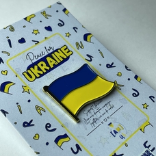 Значок «Флаг Украины» купить в интернет-магазине Супер Пуперс