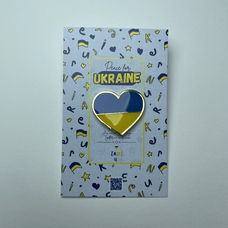 Значок «Сердце Украины» купить в интернет-магазине Супер Пуперс