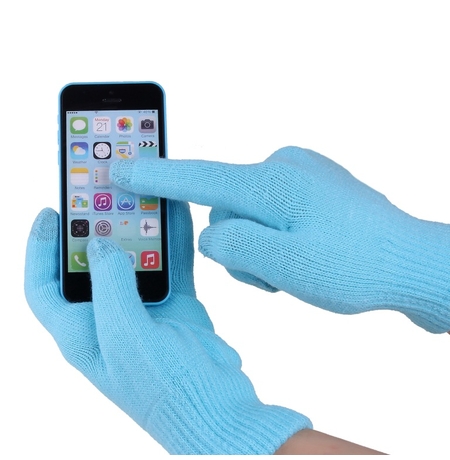 Перчатки для сенсорных экранов «iGlove», голубой