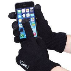 Перчатки для сенсорных экранов «iGlove», чёрный - уценка купить в интернет-магазине Супер Пуперс