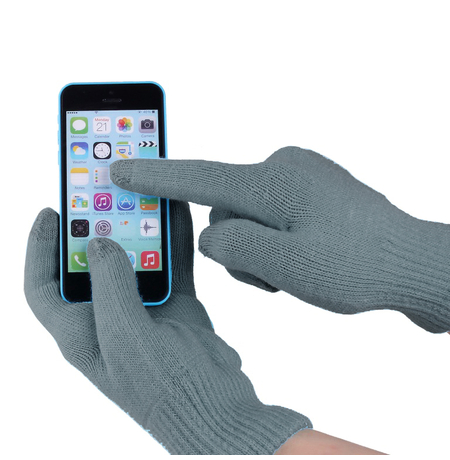 Перчатки для сенсорных экранов «iGlove», серый