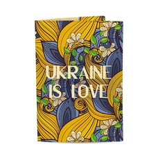 Обкладинка на паспорт «Ukraine is love» придбати в інтернет-магазині Супер Пуперс