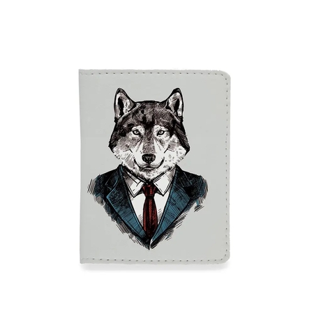 Обложка на ID-паспорт «A wolf in a costume»