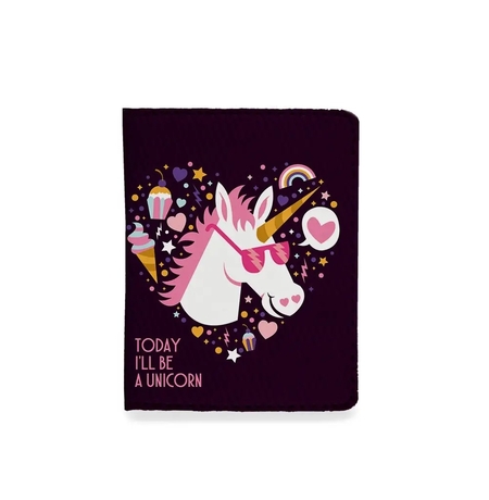 Обкладинка на ID-паспорт «Today I'll be a unicorn»