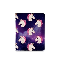 Обложка на ID-паспорт «Unicorns in space»