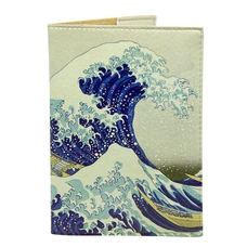 Обложка на паспорт «Японская волна»