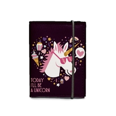 Визитница-кардхолдер «Today I'll be a unicorn» купить в интернет-магазине Супер Пуперс