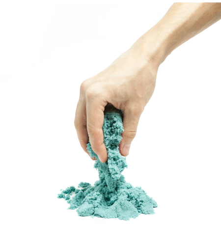 Кинетический песок «Super gum» (голубой)