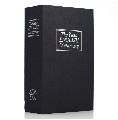 Книга-сейф "New English Dictionary", чорний