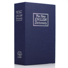 Книга-сейф "New English Dictionary", синий