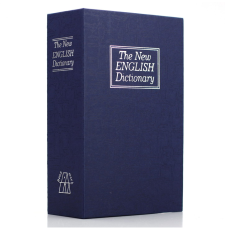 Книга-сейф "New English Dictionary", синій