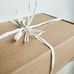 Подарочная коробка «Крафтовая», с белой тишью