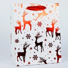 Подарунковий пакет «Christmas deer» придбати в інтернет-магазині Супер Пуперс