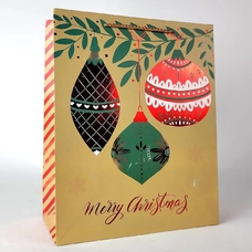 Подарочный пакет «Merry Christmas», ёлочные игрушки купить в интернет-магазине Супер Пуперс