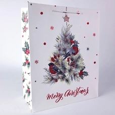 Подарунковий пакет «Снігир», новорічна ялинка придбати в інтернет-магазині Супер Пуперс