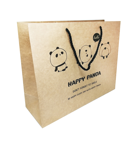 Подарочный пакет "Happy Panda" 32х25,5х11 см