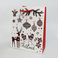 Подарунковий пакет «Різдво» 32х26х10 см придбати в інтернет-магазині Супер Пуперс