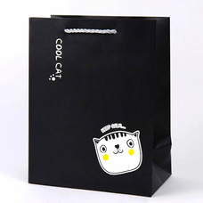 Подарочный пакет «Cool Cat» (keep calm) 32x26x12 см купить в интернет-магазине Супер Пуперс