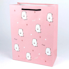 Подарочный пакет «Свинюхи» (pink) 33x25x12 см купить в интернет-магазине Супер Пуперс
