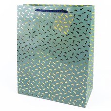 Подарочный пакет «Classic» (green), 23х18х10 см купить в интернет-магазине Супер Пуперс