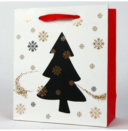 Подарочный пакет «Christmas tree»  18x21x8,5 см