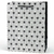 Подарочный пакет "Geometry" (white&black) 23х18х10 см