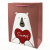 Подарунковий пакет «Teddy-Bear» (red heart) 32x26x12 см