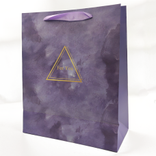 Подарочный пакет «For You» (purple) 32x26x12 см купить в интернет-магазине Супер Пуперс