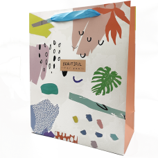 Подарочный пакет «Beautiful for you» (orange) 32x26x12 см купить в интернет-магазине Супер Пуперс