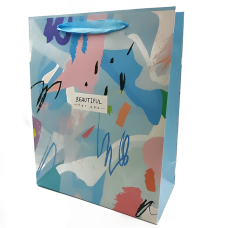 Подарочный пакет «Beautiful for you» (mint) 32x26x12 см купить в интернет-магазине Супер Пуперс