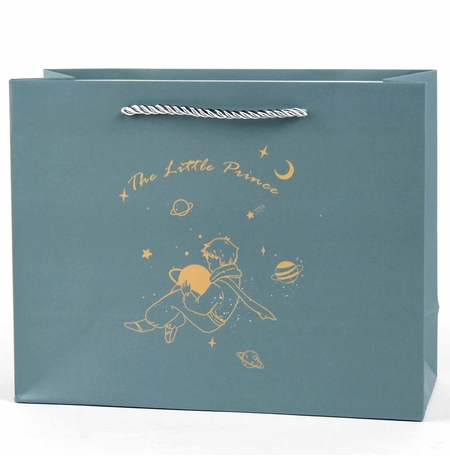 Подарочный пакет «The Little Prince» (dark blue) 25,5х20х9,5 см