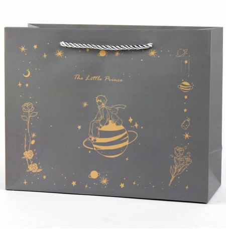 Подарочный пакет «The Little Prince» (brown) 25,5х20х9,5 см
