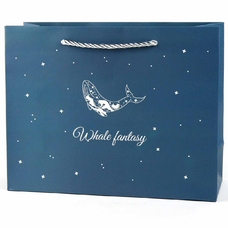Подарочный пакет «Whale fantasy» (grey) 25,5х20х9,5 см купить в интернет-магазине Супер Пуперс