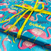 Упаковка в подарочную бумагу «Праздничный фламинго» 