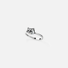Перстень на фалангу "Маленький єнот" придбати в інтернет-магазині Супер Пуперс