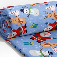 Голубой новогодний плед купить в интернет-магазине Супер Пуперс