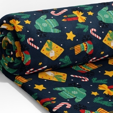 Синий новогодний плед купить в интернет-магазине Супер Пуперс