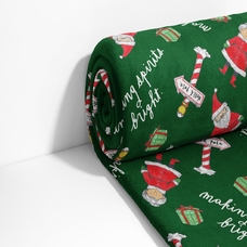 Зелёный новогодний плед купить в интернет-магазине Супер Пуперс