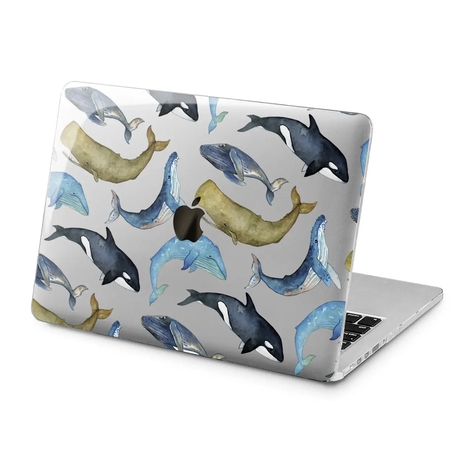 Чохол для Apple MacBook «Colorful whales»